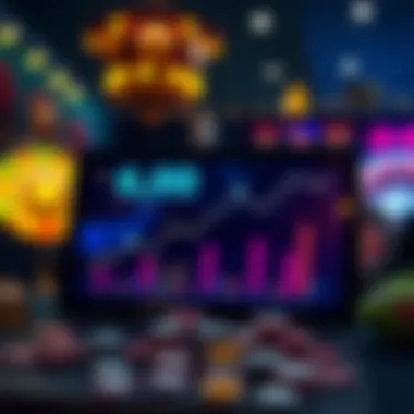 Graph depicting the growth of online casinos in the Indian market