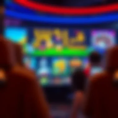 Exploring the Online Casino Interface in New Jersey A vibrant online casino interface showcasing various games.