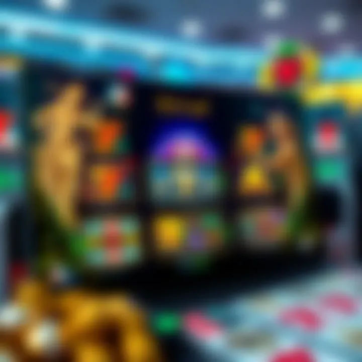 An engaging online casino interface featuring various pokie games