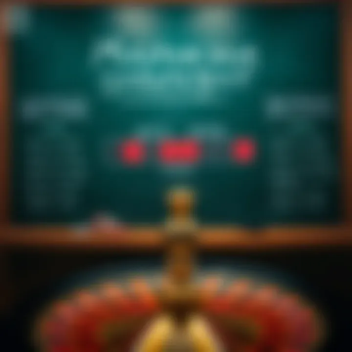 Mastering Roulette Strategies A strategic layout featuring different roulette betting strategies written on a chalkboard.