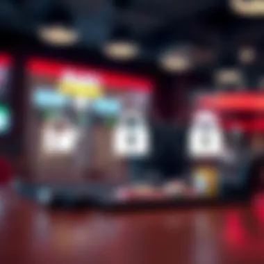 Ensuring Safe Online Betting Safe betting practices illustrated with security symbols