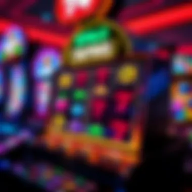 Vibrant Slot Machine Design Colorful online casino slot machine displaying various symbols