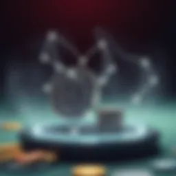 Conceptual representation of digital coin flipping