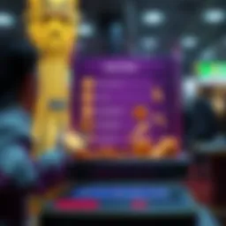 Digital coin toss interface showcasing options