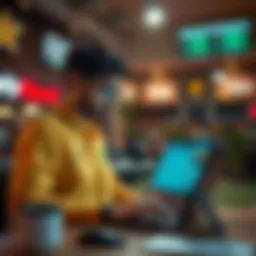 Conceptual representation of online cricket betting