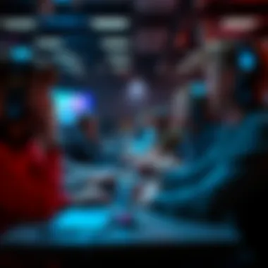 A visual representation of a thriving online gaming community interacting through forums and chats.