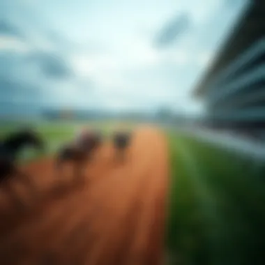 Virtual Racetrack Experience A virtual racetrack showcasing various horse racing events