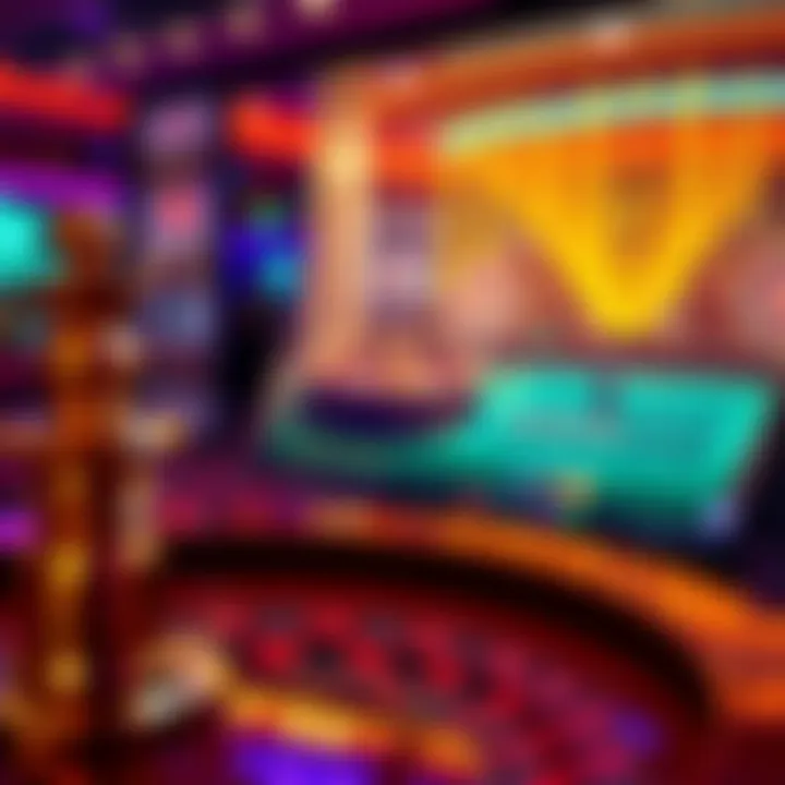 Live Roulette Gameplay Experience A vibrant online casino interface showcasing live roulette gameplay