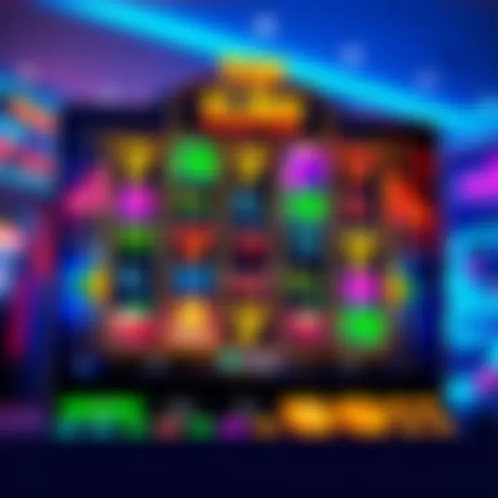 Vibrant Slot Game Interface A captivating online slot game interface showcasing vibrant graphics and engaging gameplay.