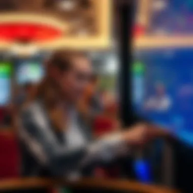 User Interaction with Playjoker Free User engaging with the Playjoker Free platform