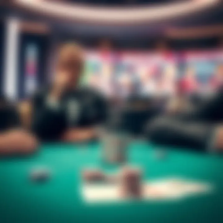 Illustration of bluffing in poker