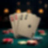 A visual representation of poker card rankings