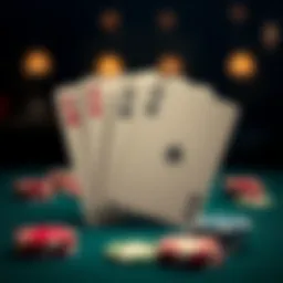 A visual representation of poker card rankings