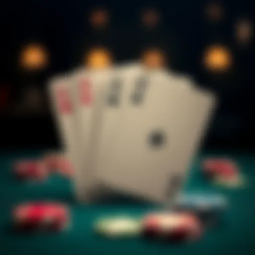 A visual representation of poker card rankings