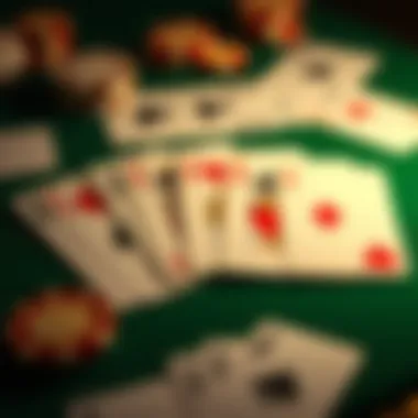 Understanding Winning Combinations A strategic layout of various poker hands and winning combinations illustrated artistically.
