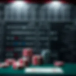 Intricate poker hand ranking chart