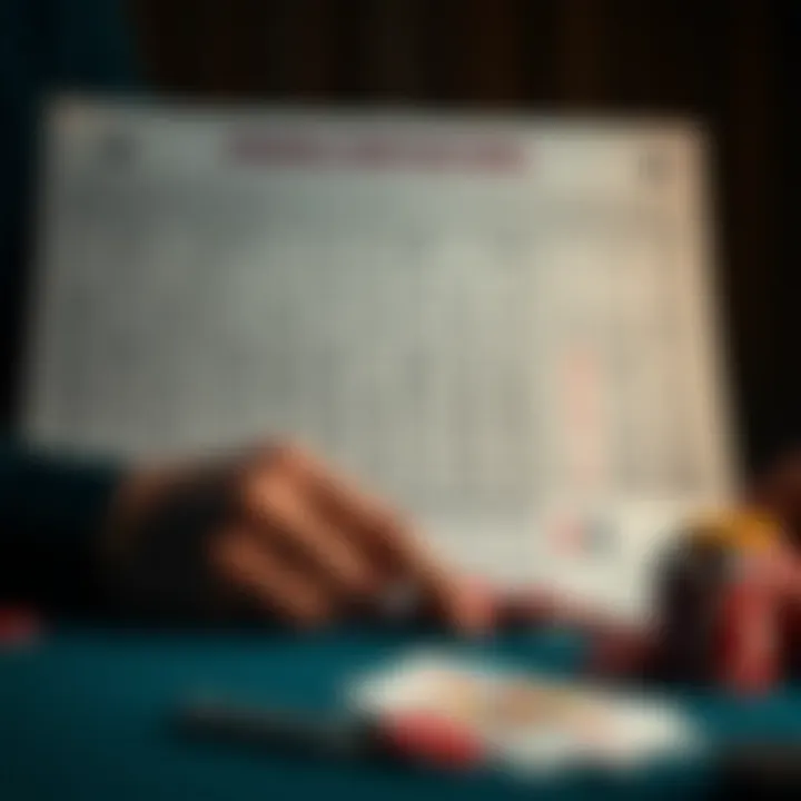 Winning poker combinations chart