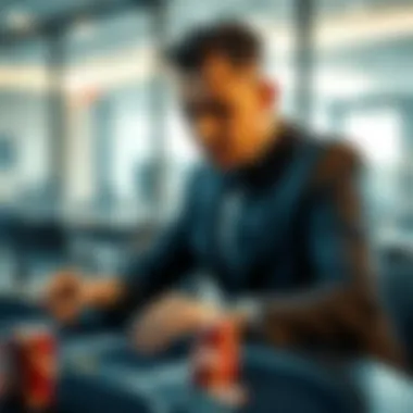 A visual representation of emotional asset management in gambling.