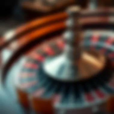 The Allure of the Vintage Roulette Wheel A vintage roulette wheel showcasing its elegant design