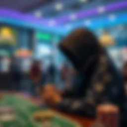 Illustration depicting online gambling security measures