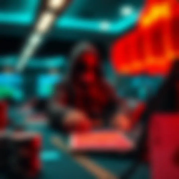 Ensuring Security in Online Gambling Platforms Illustration depicting security measures in online gambling