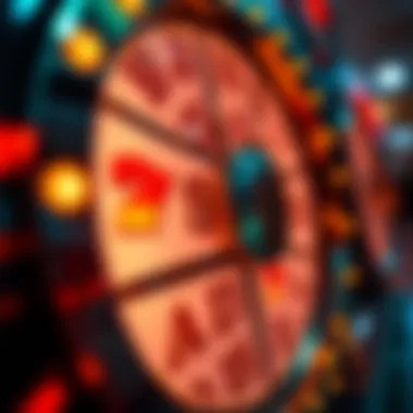 Spinning Slot Reel Close-up of a spinning slot reel showcasing symbols