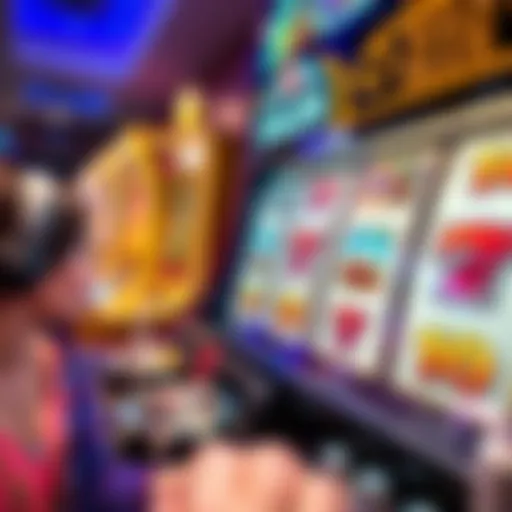 Visual representation of slot game mechanics