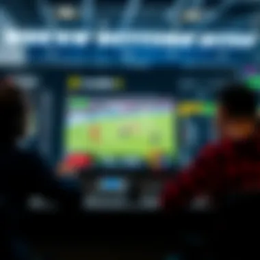 User interface of a sports betting website