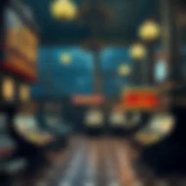 A historical depiction of early gambling establishments illustrating their evolution over time