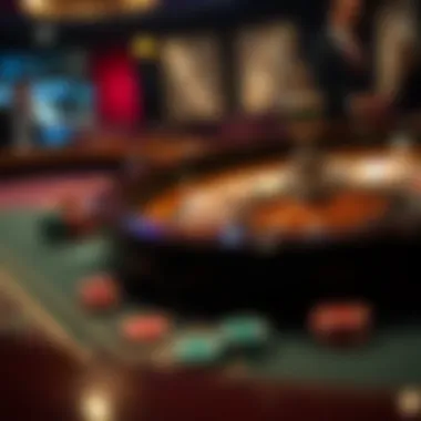 Strategic Betting at Roulette A strategic placement of chips on a roulette table