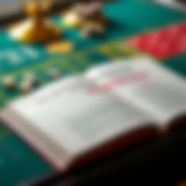 The Ultimate Guide to Mastering Virtual Baccarat A strategic guidebook open to a page about virtual baccarat