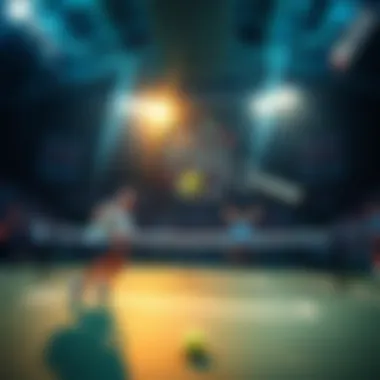 Tennis match with betting implications