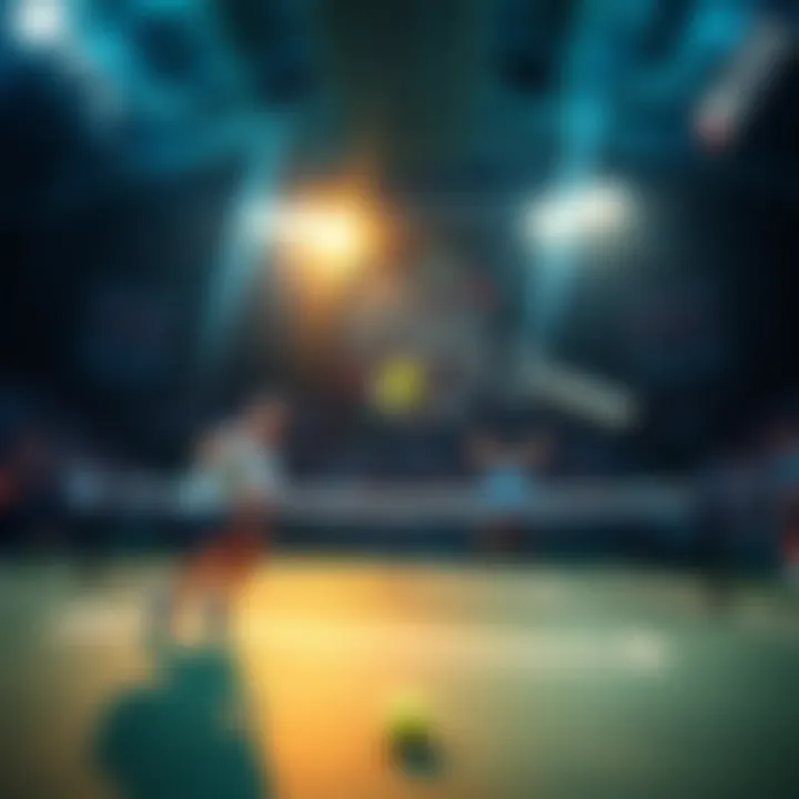 Tennis match with betting implications