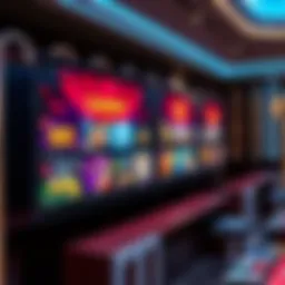 An elegant live casino interface showcasing various games