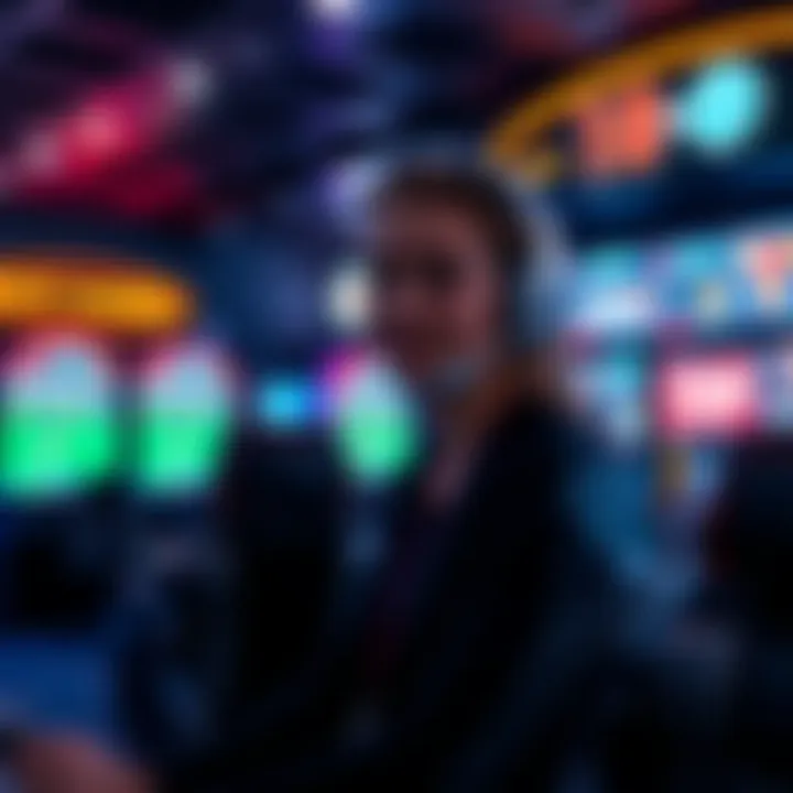 Safe online gaming environment with security features highlighted