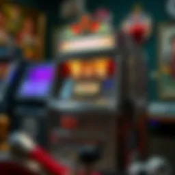 A vintage British slot machine showcasing its historical significance