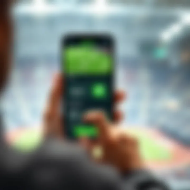 User-Friendly Navigation in Unibet App User navigating through Unibet app features