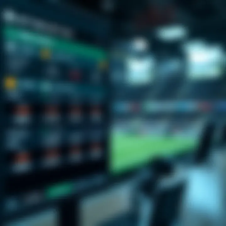 Live betting interface showcasing real-time odds