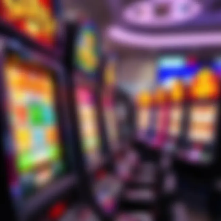 A vibrant video slot machine display